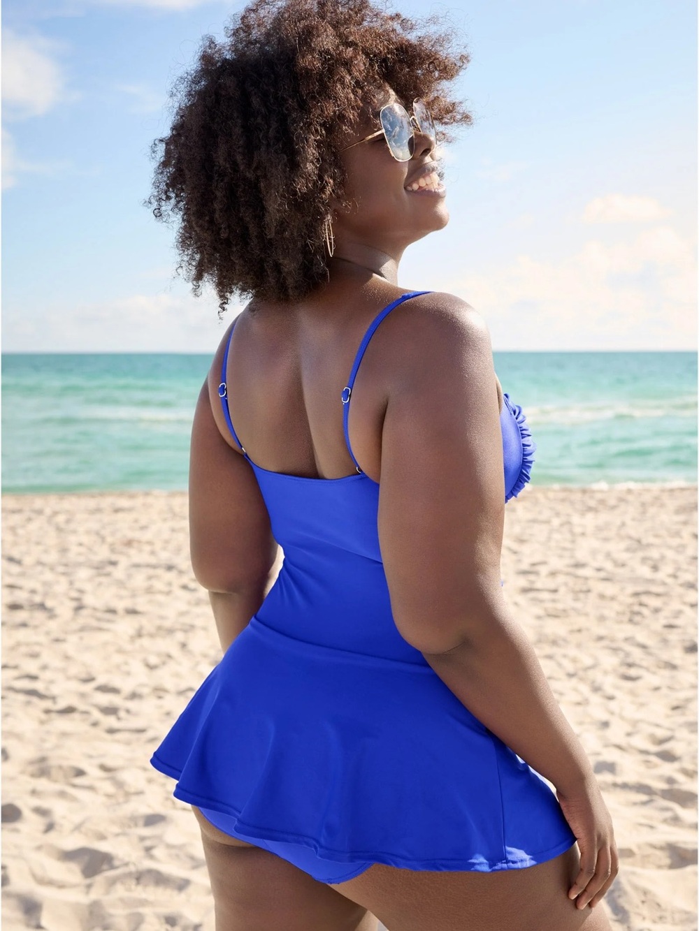 VENUS Bright One-Piece Swimsuit with Ruching - size 14 - Picture 8 of 8